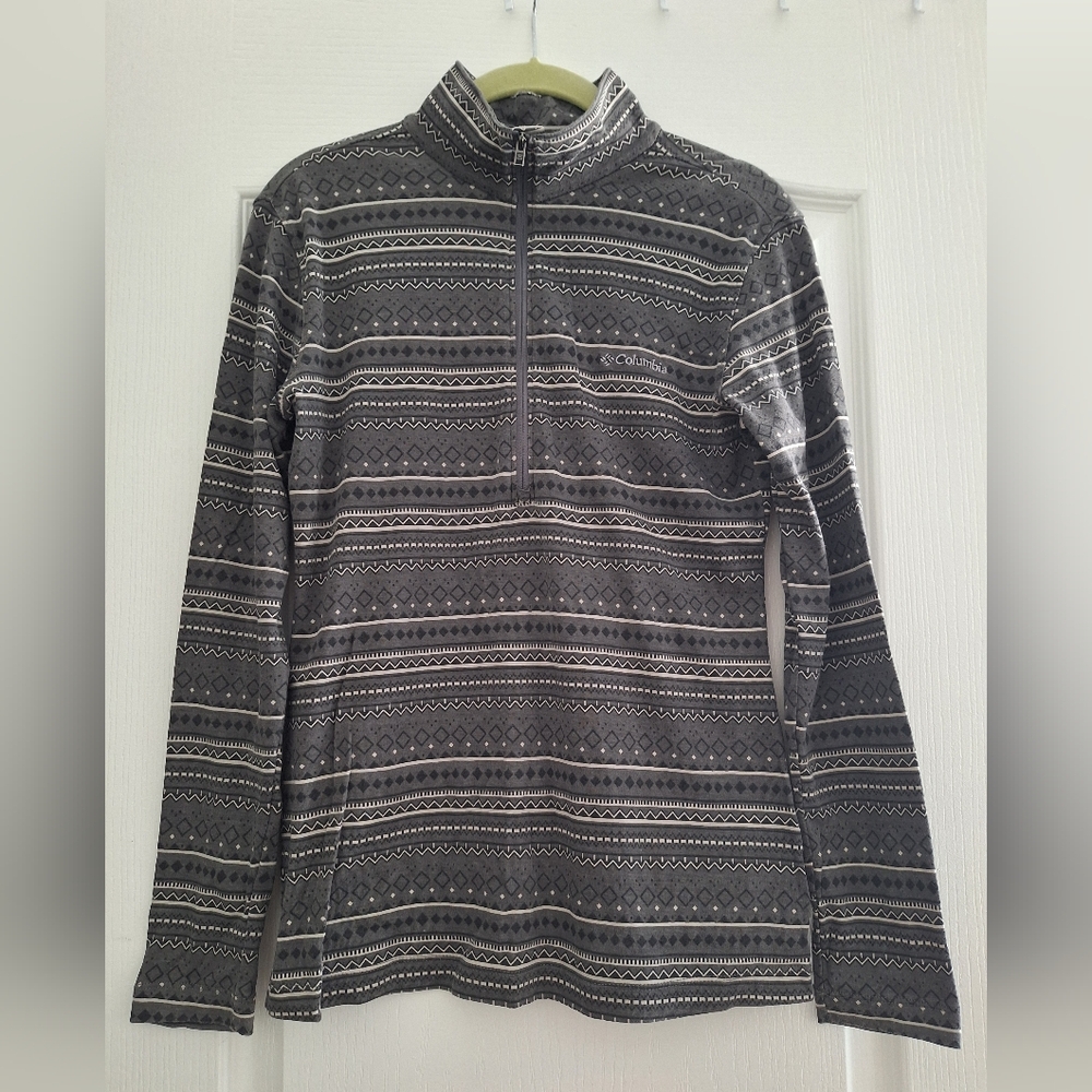 Columbia Drifting Snow Half Zip Top Womens Size Medium